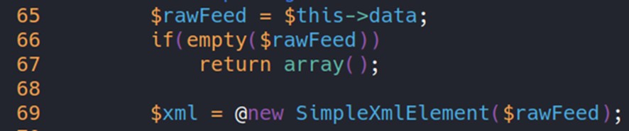 feed_parser.class: SimpleXmlElement function