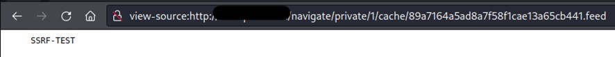 Accediendo al contenido de la petición realizada por el servidor vulnerable